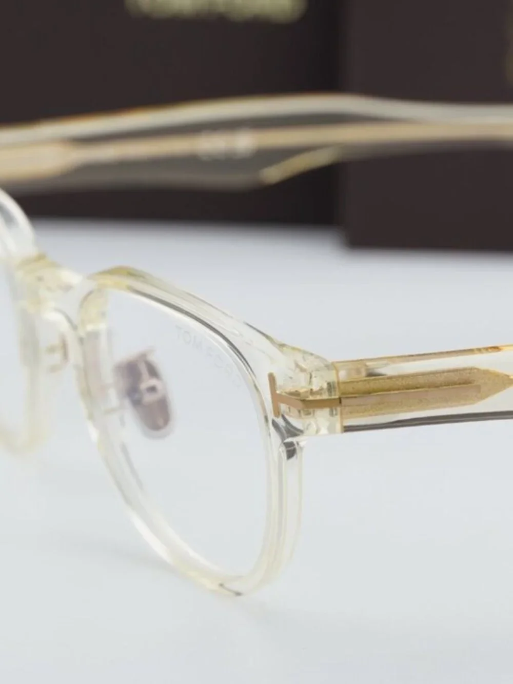 Tom Ford FT5783-D-B 039 Square Eyeglasses 47mm - Yellow/Blue Light Block - Picture 2 of 8